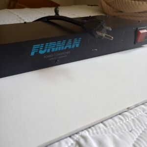 Furman Power Conditioner RP-8 in Black with Blue Logo